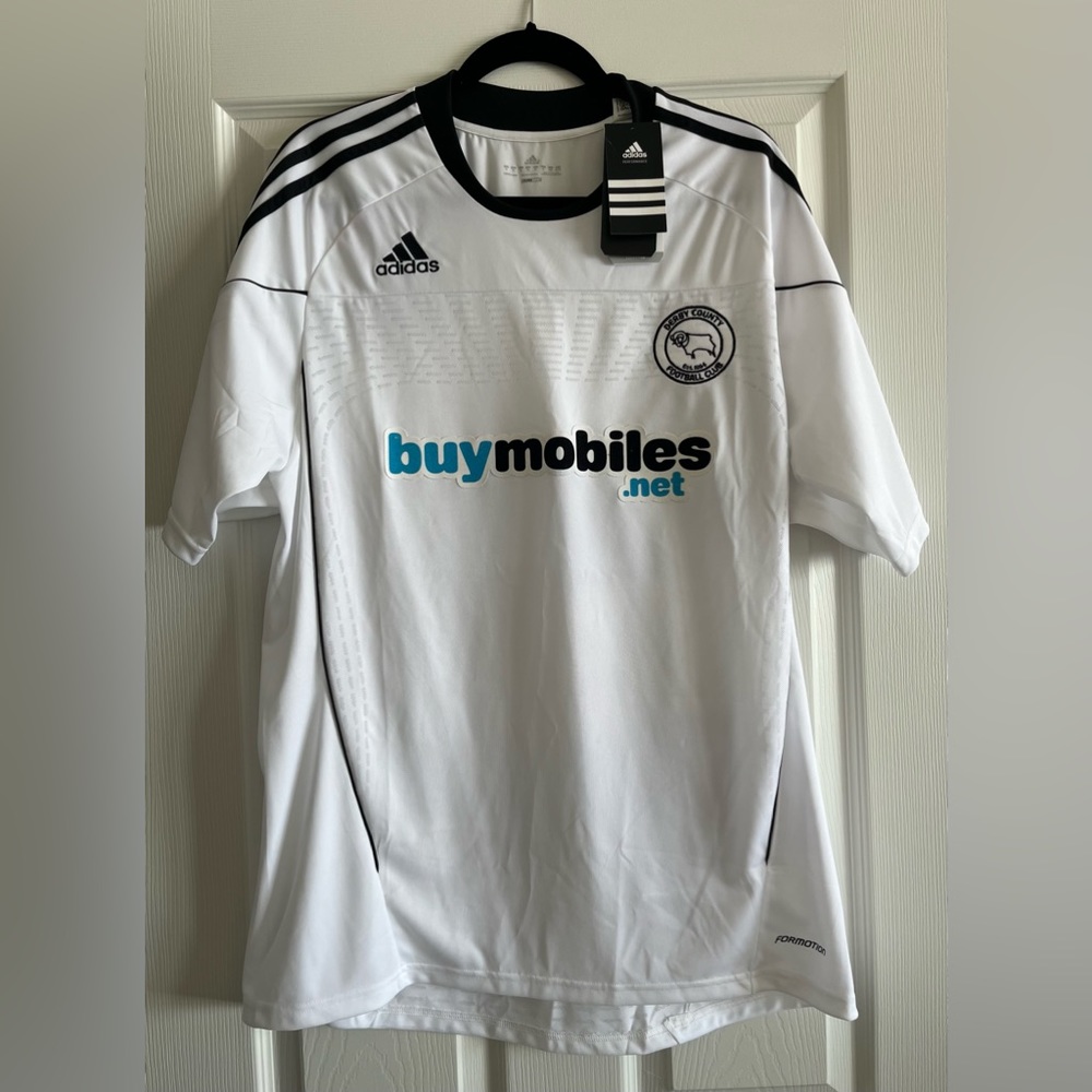 NWT Adidas Derby County 2010/2011 Football/Soccer Jersey - Size XL